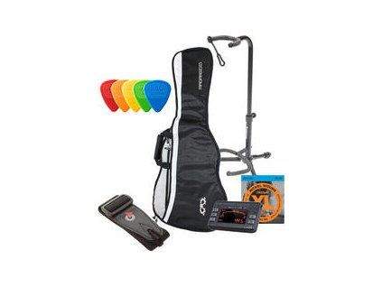 Muziker Electric Guitar Accessories Pack Gigbag for Electric guitar Black