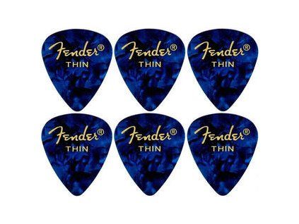 Fender 351 Shape Premium Pick Thin Blue Moto