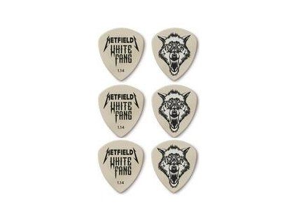 Dunlop James Hetfield White Fang Custom Flow Pick 6 Pack