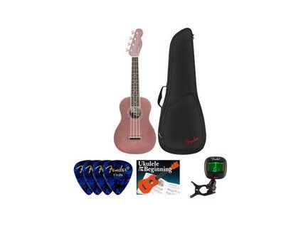 Fender Zuma Classic Concert Ukulele Walnut FB Burgundy Mist SET Concert Ukulele Burgundy Mist