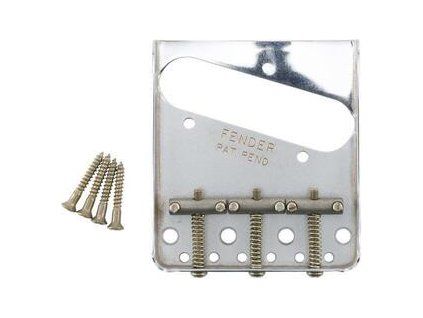 Fender Road Worn Tele Bridge Assembly Chrome