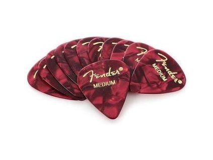 Fender 351 Shape Premium Picks Red Medium 12 Pack