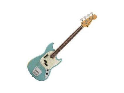 Fender JMJ Mustang Bass RW Faded Daphne Blue