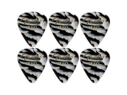 Fender 351 Shape Premium Pick Zebra
