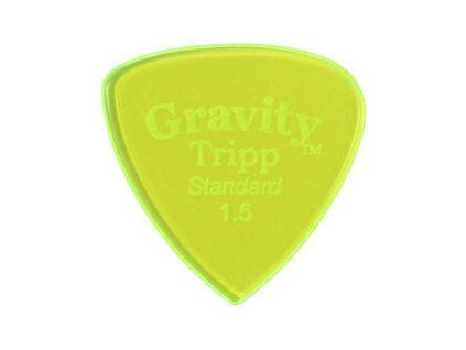 Gravity Picks GTRS15P Tripp Standard 1.5mm Polished Fl. Green