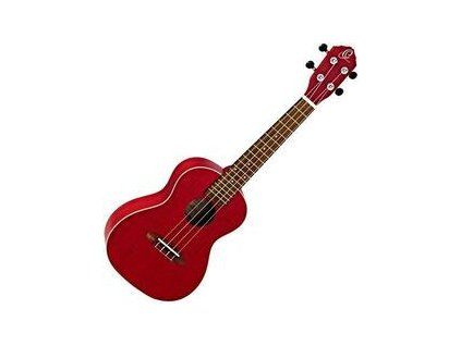 Ortega Concert Ukulele Fire Red