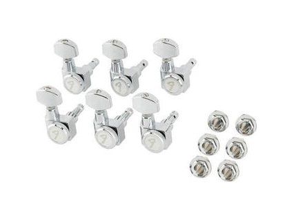 Fender Locking Tuners All Short Chrome 6 Pack Chrome