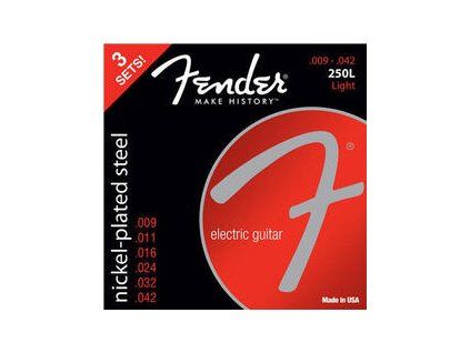 Fender 250L 9-42 3 pack