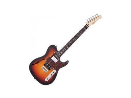 Fret King Black Label Country Squire Semi-Tone Orig 3-Tone Sunburst