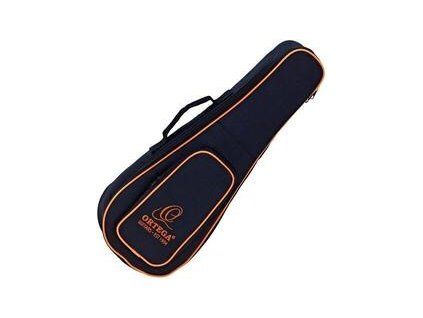 Ortega Gigbag for ukulele Black-Orange