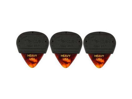 Fender Mojo Grip Picks Celluloid Heavy 3 Pack