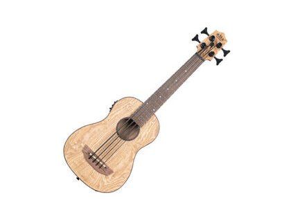Kala U-Bass Burled Tamo Ash Bass Ukulele Natural