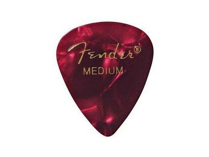 Fender 351 Shape Premium Pick Medium Red Moto
