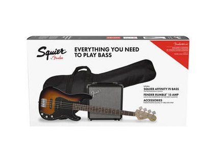 Fender Squier Affinity Series Precision Bass PJ Pack Sunburst