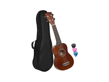 Cascha EH 3953 Soprano Ukulele Brown