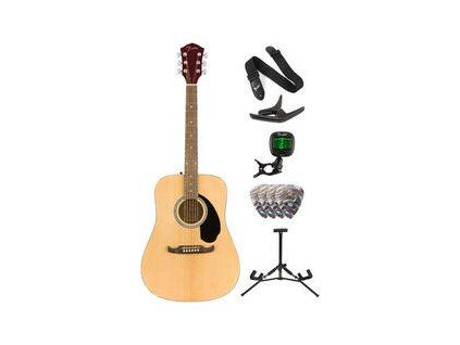 Fender FA-125 Dreadnought WN Natural Deluxe SET Natural