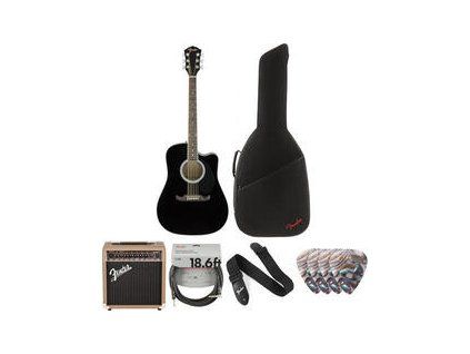 Fender FA-125CE Black WN Deluxe SET Black
