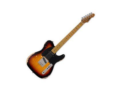 ESP LTD TE-254 Distressed 3-Tone Burst