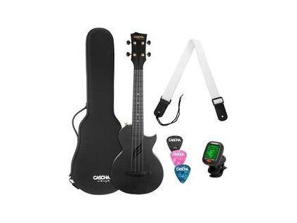 Cascha HH 2258 Concert Ukulele Black