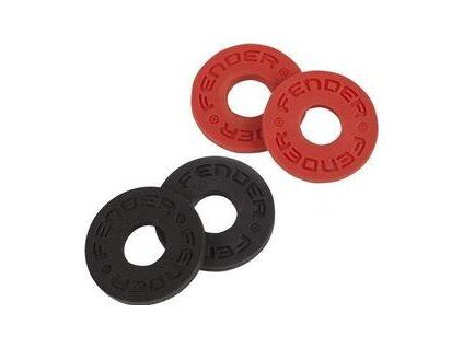 Fender Strap Blocks Strap Lock Black-Red
