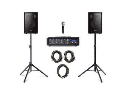Alesis PA System in a Box Bundle Portable PA System