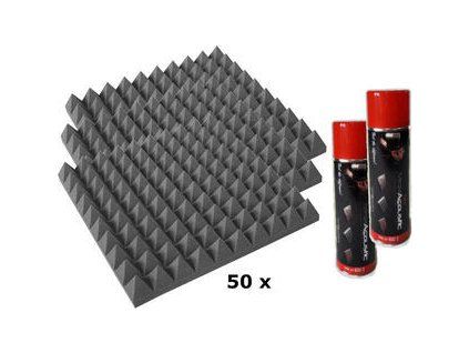 Mega Acoustic Absorbent Foam Panel (Dark)
