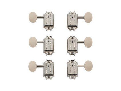Gibson Deluxe White Button T Set Nickel