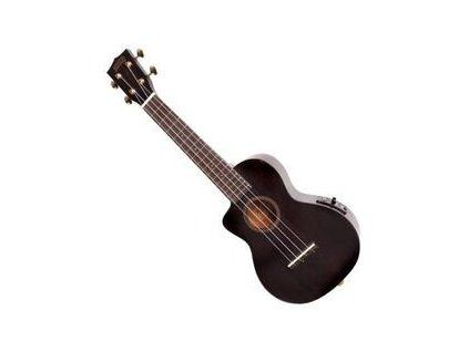 Mahalo Electric-Acoustic Concert Ukulele, Left-Handed, Trans. Black