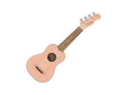 Fender Venice WN SP Soprano Ukulele Shell Pink