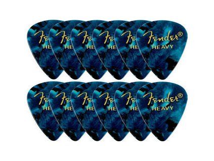 Fender 351 Shape Premium Picks Ocean Turquoise Heavy