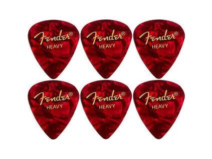 Fender 351 Shape Premium Pick Heavy Red Moto
