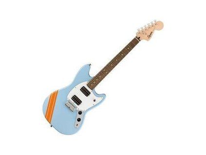 Fender Squier FSR Bullet Competition Mustang HH LRL WPG Daphne Blue