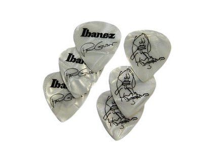 Ibanez 1000PG-PW Paul Gilbert Pick Set of 6 Pearl White