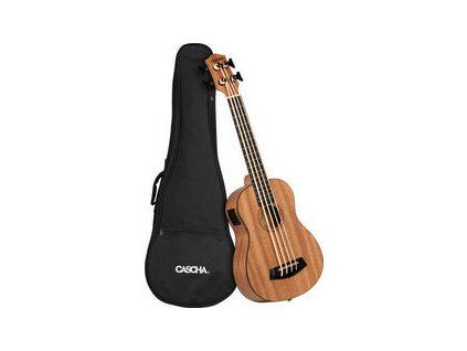 Cascha HH 2175 Bass Ukulele Natural
