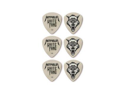 Dunlop James Hetfield White Fang Custom Flow Pick 6 Pack