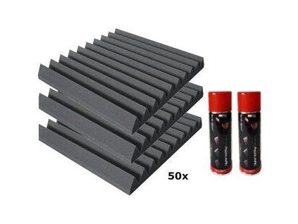 Mega Acoustic PA-PMK-4 50x50 Dark Gray SET Dark Grey