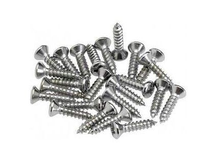 Fender Pickguard Mounting Screws Chrome