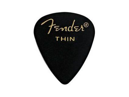 Fender 351 Shape Classic Celluloid Picks Black
