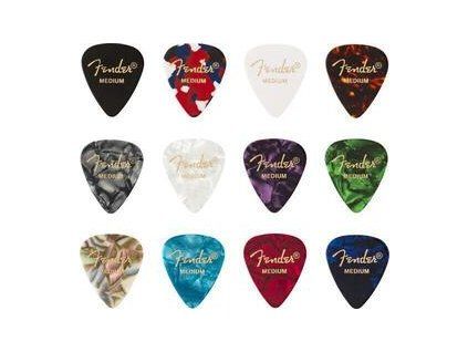 Fender 351 Shape Celluloid Medley 12 Pack