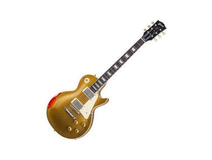 Gibson Les Paul Standard "Painted-Over" Gold over Cherry Sunburst