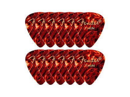 Fender 451 Shape Classic Celluloid Picks Shell 12 Pack