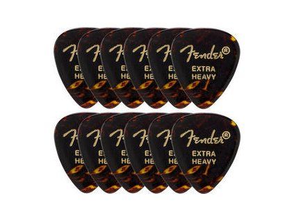 Fender 451 Shape Classic Celluloid Picks Shell 12 Pack