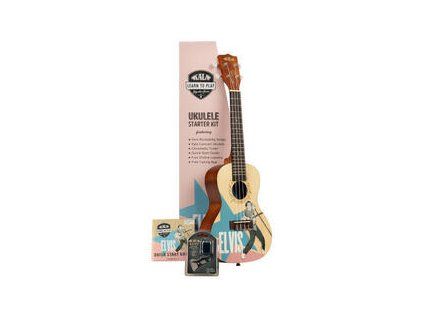 Kala Learn To Play Concert Ukulele Elvis Package