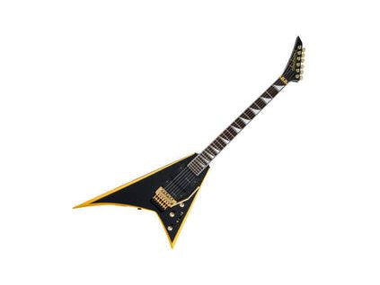 Jackson X Series Rhoads RRX24 IL BLK with YLW Bevels