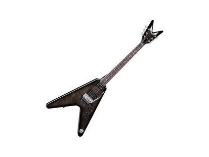 Dean Guitars V 79 Flame Top Floyd - Trans Black