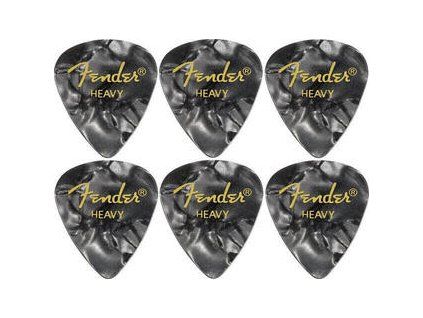 Fender 351 Shape Premium Pick Heavy Black Moto