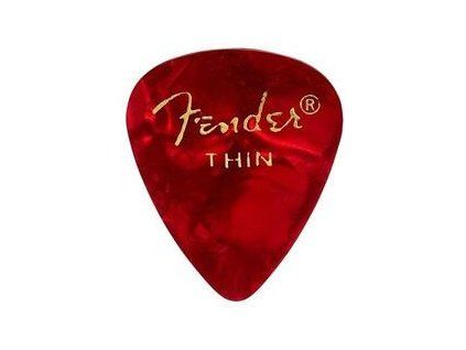 Fender 351 Shape Premium Pick Thin Red Moto