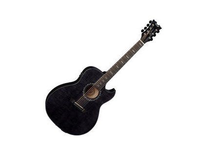 Dean Guitars Exhibition Ultra 7 String with USB Trans Black