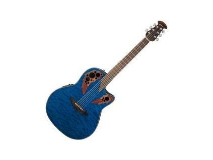 Ovation CE44P-8TQ Celebrity Elite Plus Transparent Blue