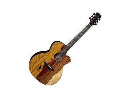 Luna Vista Tropical Wood motif on exotic marquetry Bottom and